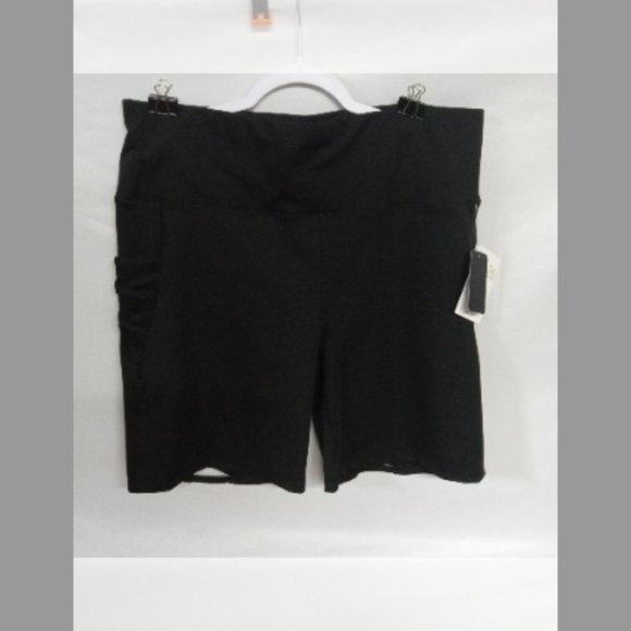 Lit 26 2x High Waisted Cross Braid Side Pocket  Shorts - Picture 1 of 11